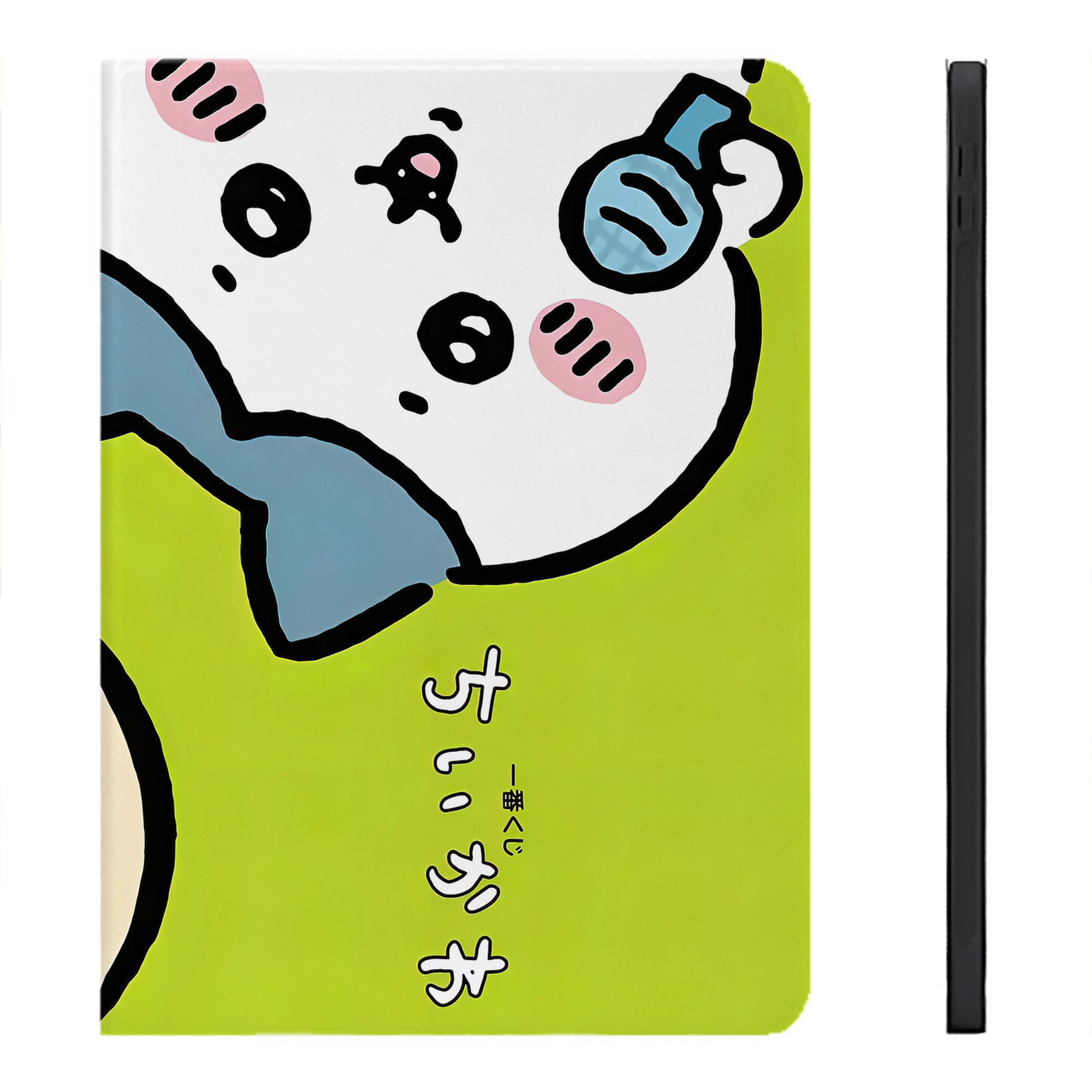 （画像用） ちいかわ Chii-kawa IPadケース ペンホルダー付き ブックスタイルデザイン